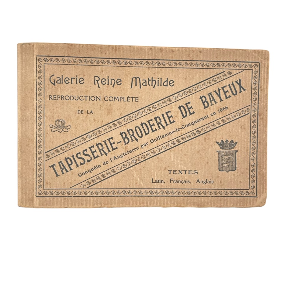 Tapisserie Broderie de Bayeux Postcards-Bayeux-Booklet with 20 Postcards French.